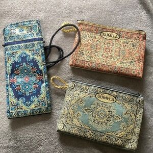 Women's Multicolor Turkish eyeglass holder and coin purses
